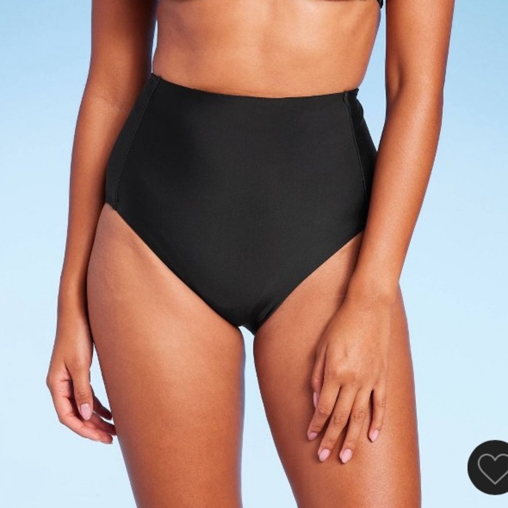 Womens high waist bikini bottom